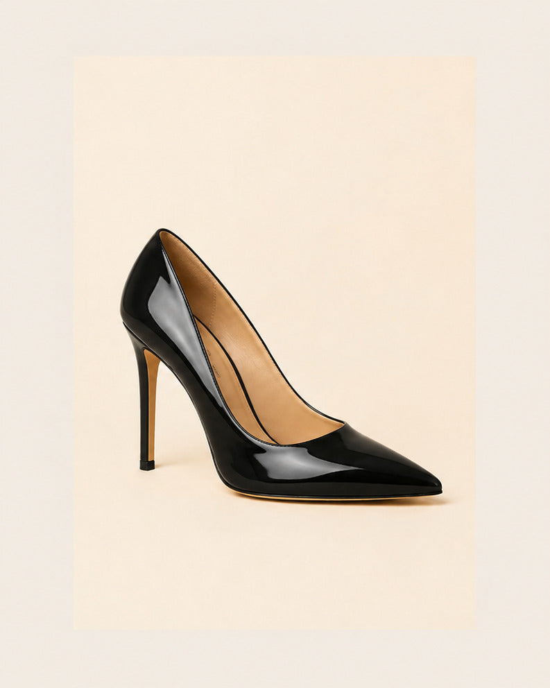 Aurelia Black Stiletto — view 1