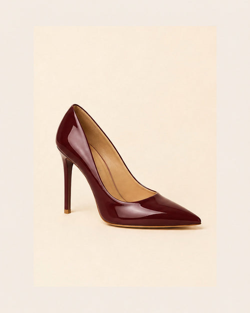 Aurelia Burgundy Stiletto — view 1