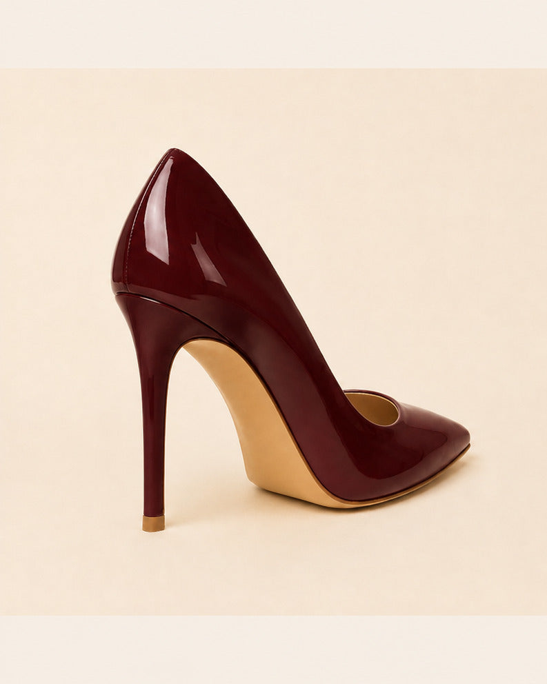 Aurelia Burgundy Stiletto — view 2