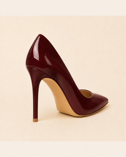 Aurelia Burgundy Stiletto — view 2