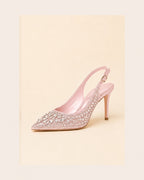 Celeste Crystal Slingback — Blush — view 1