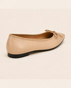 Elara Pointed Ballet Flat — Nude — view 2