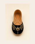 Raat Embroidered Khussa in Black