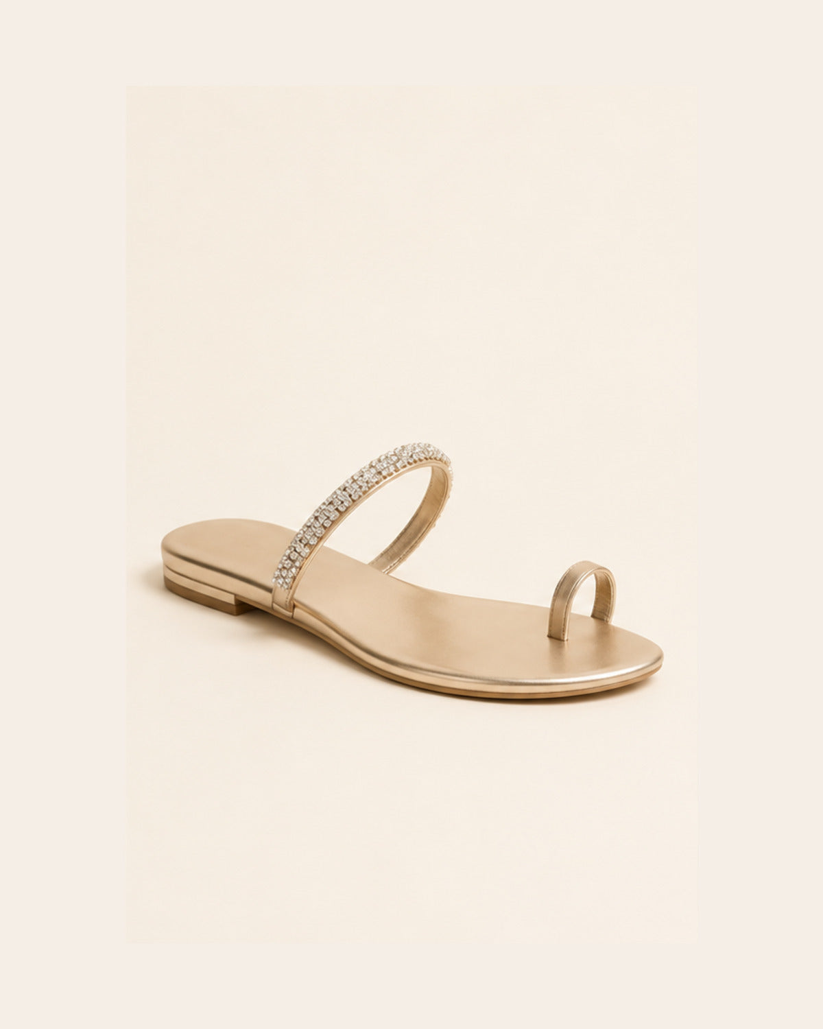 Luna Crystal Toe-Loop in Champagne