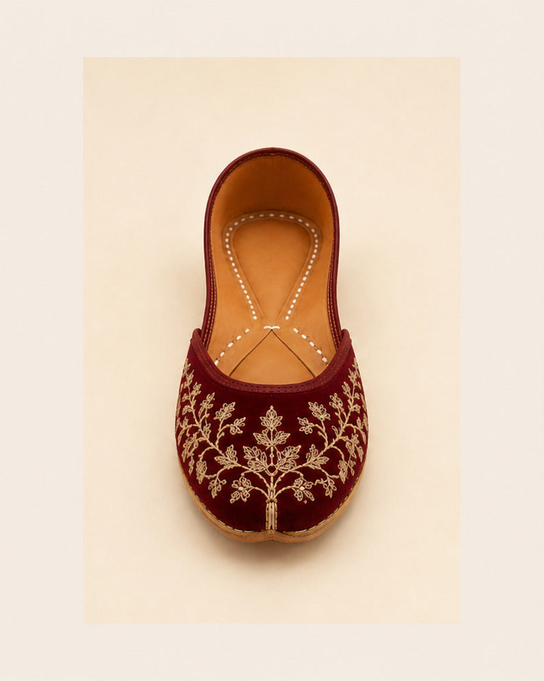 Gul Khussa — Maroon — view 1