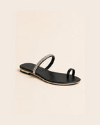 Luna Crystal Toe-Loop — Black — view 1
