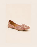 Meher Embellished Flat — Rose — view 1