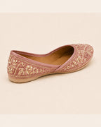 Meher Embellished Flat — Rose — view 2