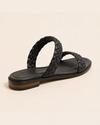 Sahara Braided Sandal — Black — view 2